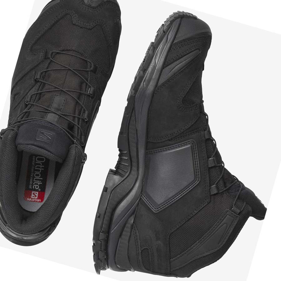 Salomon XA FORCES MID GORE-TEX EN Csizma Férfi Fekete | HU 2272ZUT